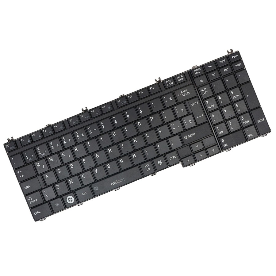 Teclado para Toshiba Satellite L550D com ç, 