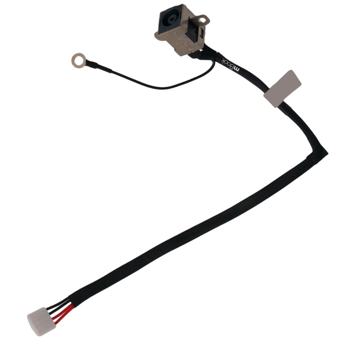 Conector dc jack com cabo para LG S425, S43, S430, S460, 