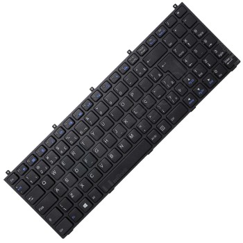 Teclado com moldura para Positivo Sim+ 2000 2500, 