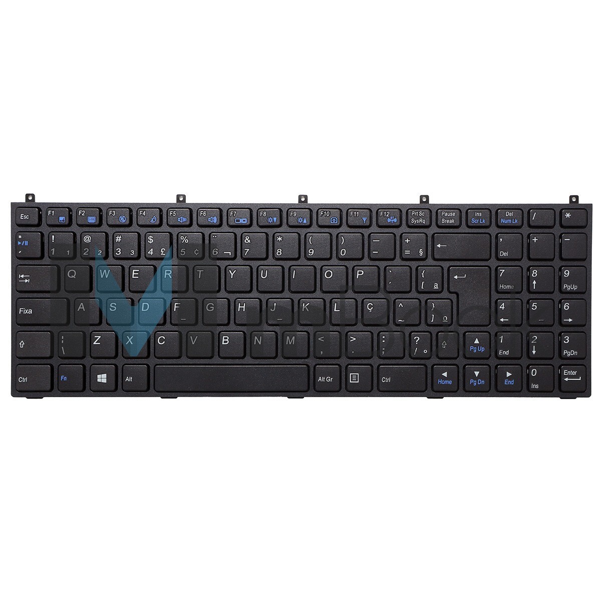 Teclado compatível com Z6-79-E5120Q0K-005-P, 