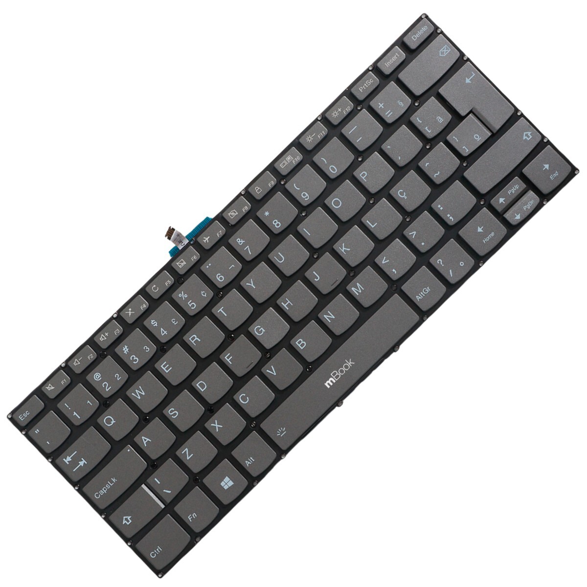Teclado com iluminação para Lenovo IdeaPad 3-14IML05 81WA, 