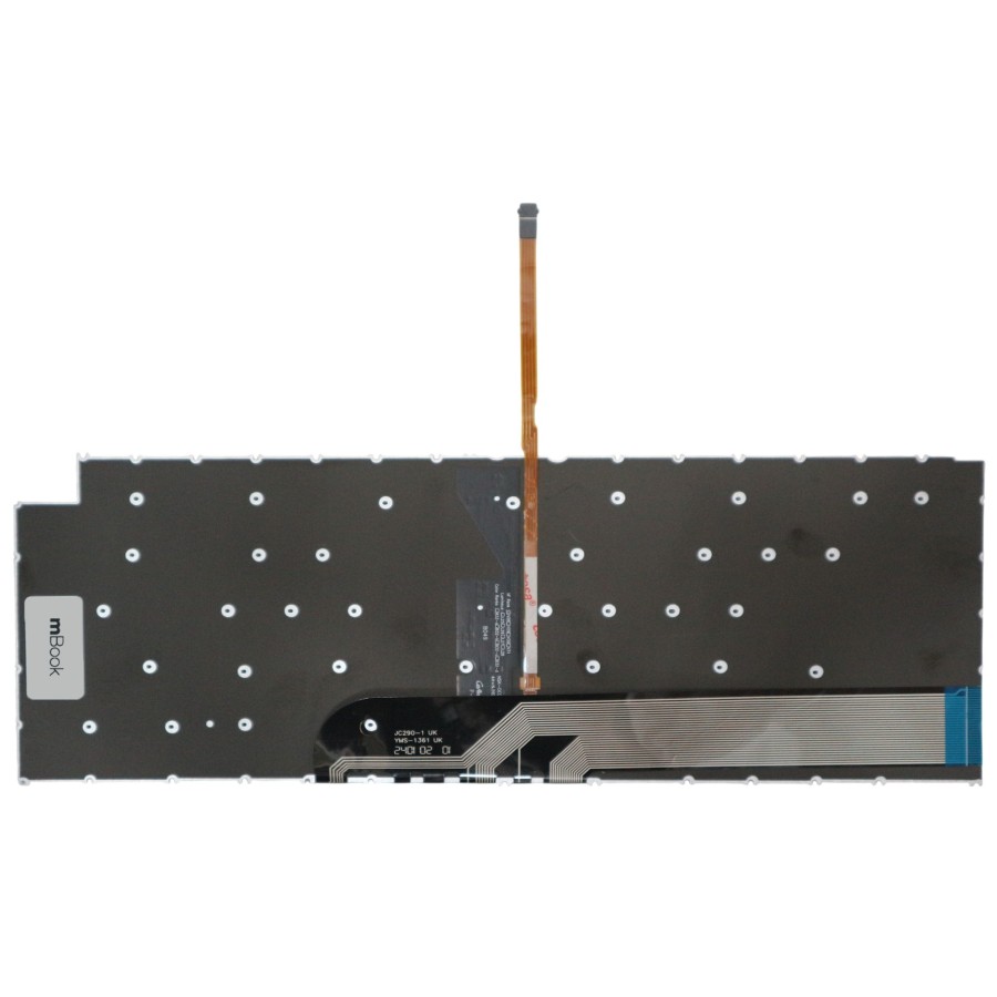 Teclado retroiluminado com tecla ç compatível com P145G, 