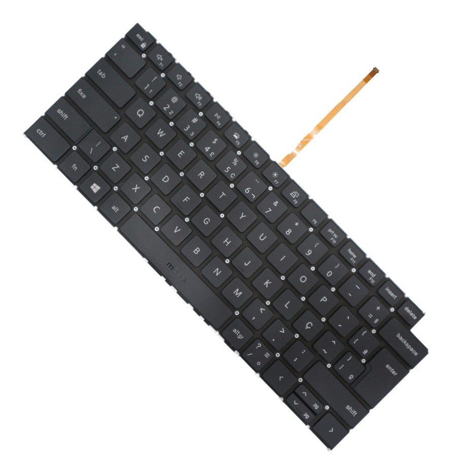 Teclado retroiluminado com tecla ç compatível com P157G, 