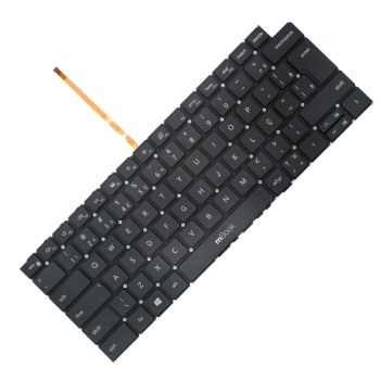 Teclado retroiluminado com tecla ç compatível com P158G, 