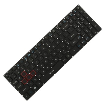 Teclado iluminado para Acer VX5-591G-71LJ americano, 