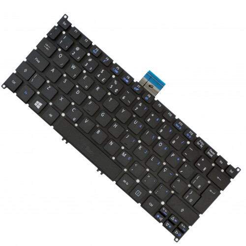 Teclado para Acer NSK-R71BW preto com ç sem moldura, 