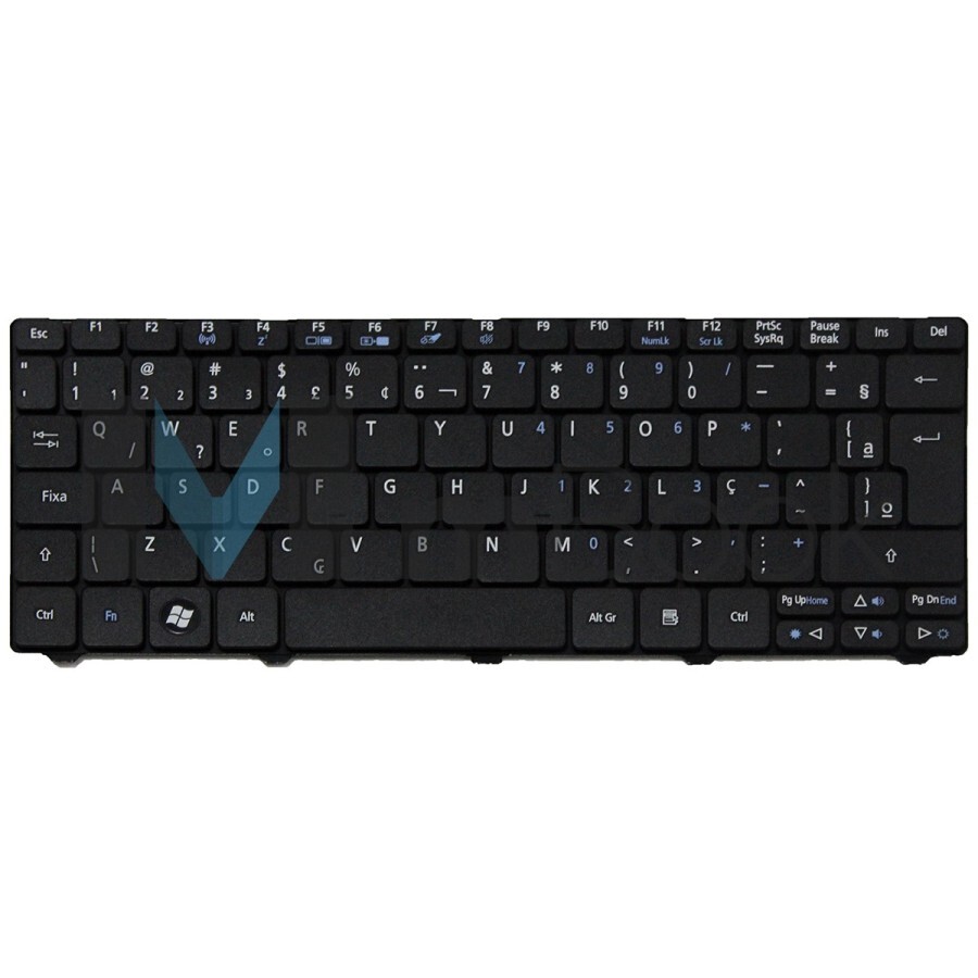 Teclado para Acer PK130D31B00 branco com ç, 