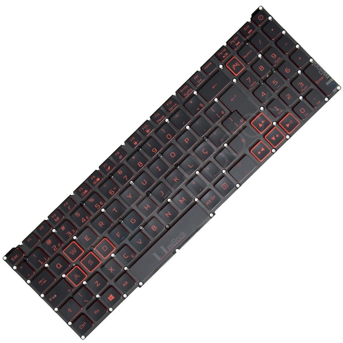 Teclado para Acer Nitro 5 AN515-44 com Ç retroiluminado, 
