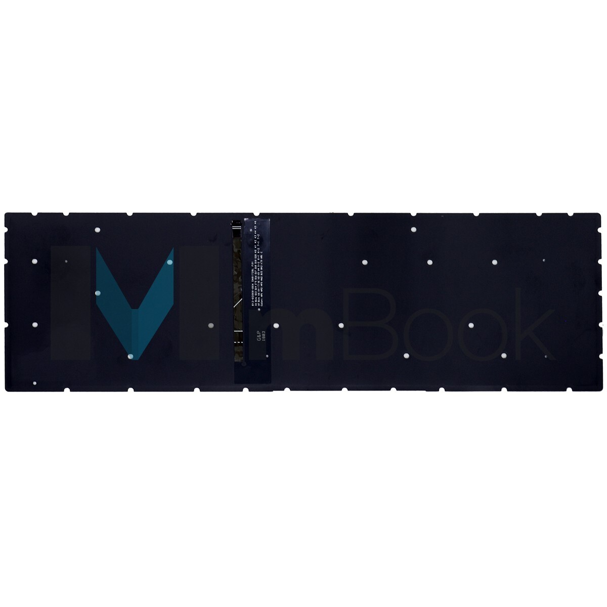 Teclado português com iluminação compatível com 9Z.NGHBW.306, 