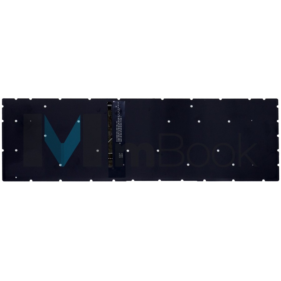 Teclado português com iluminação compatível com 9Z.NGHBW.306, 