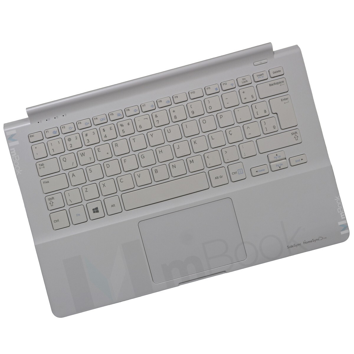 Teclado palmrest compatível com BA59-03786P branco, 