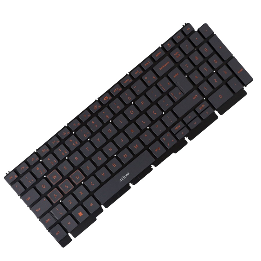 Teclado layout americano para Dell G15 5525, 