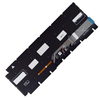 Teclado layout americano compatível com Dell P105F004, 