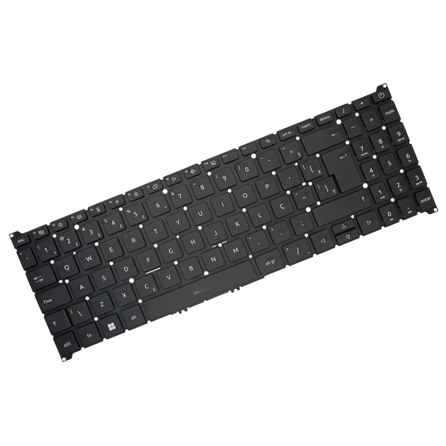 Teclado com iluminação para Acer A315-510P-320B Brasil com ç, 