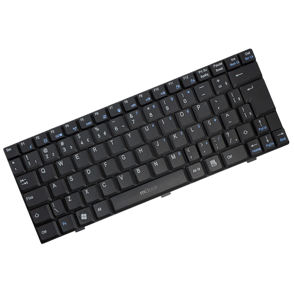Teclado para Philco 10B 08A7F510PAL-J com Ç, 