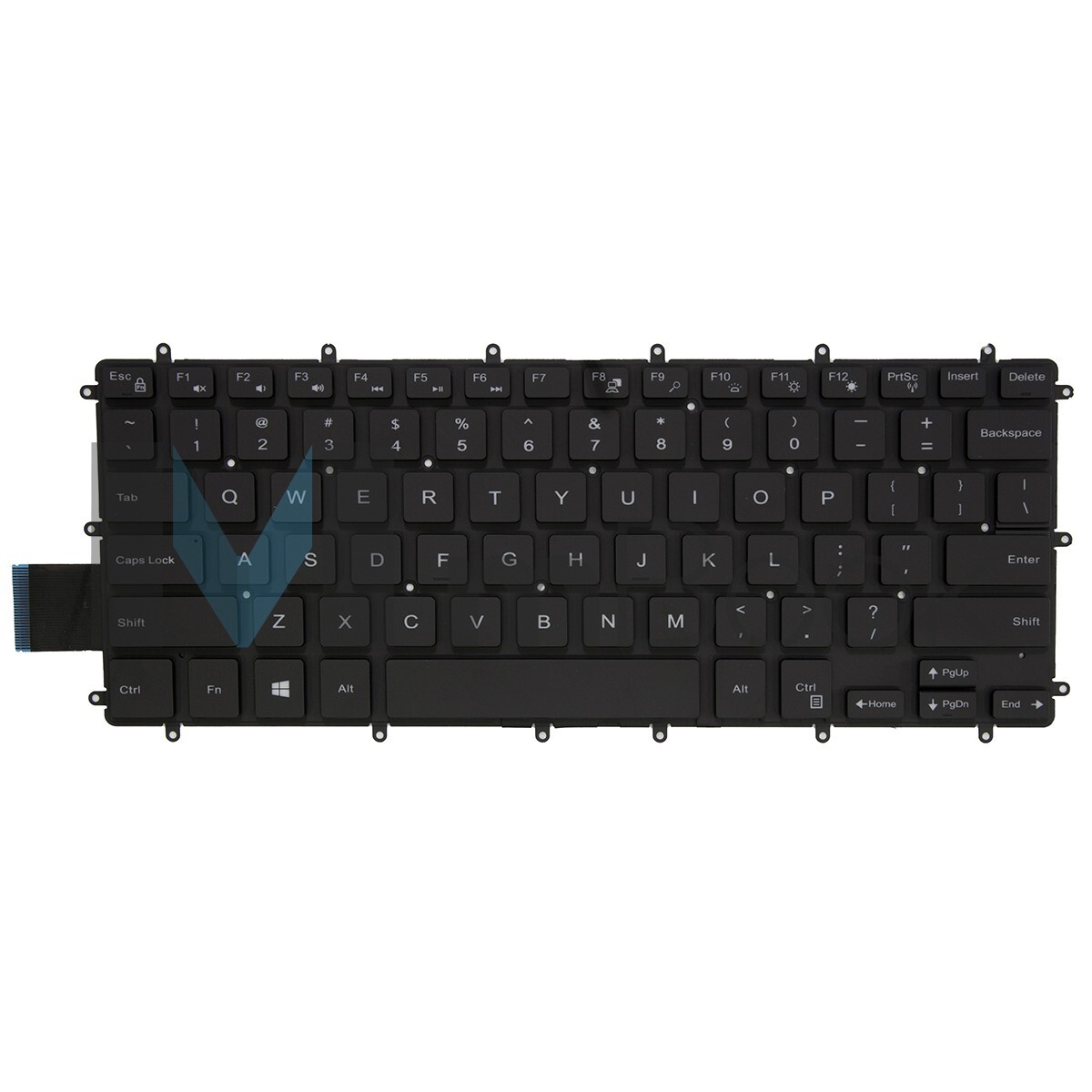 Teclado iluminado para Dell Precision 7560, 7760, 