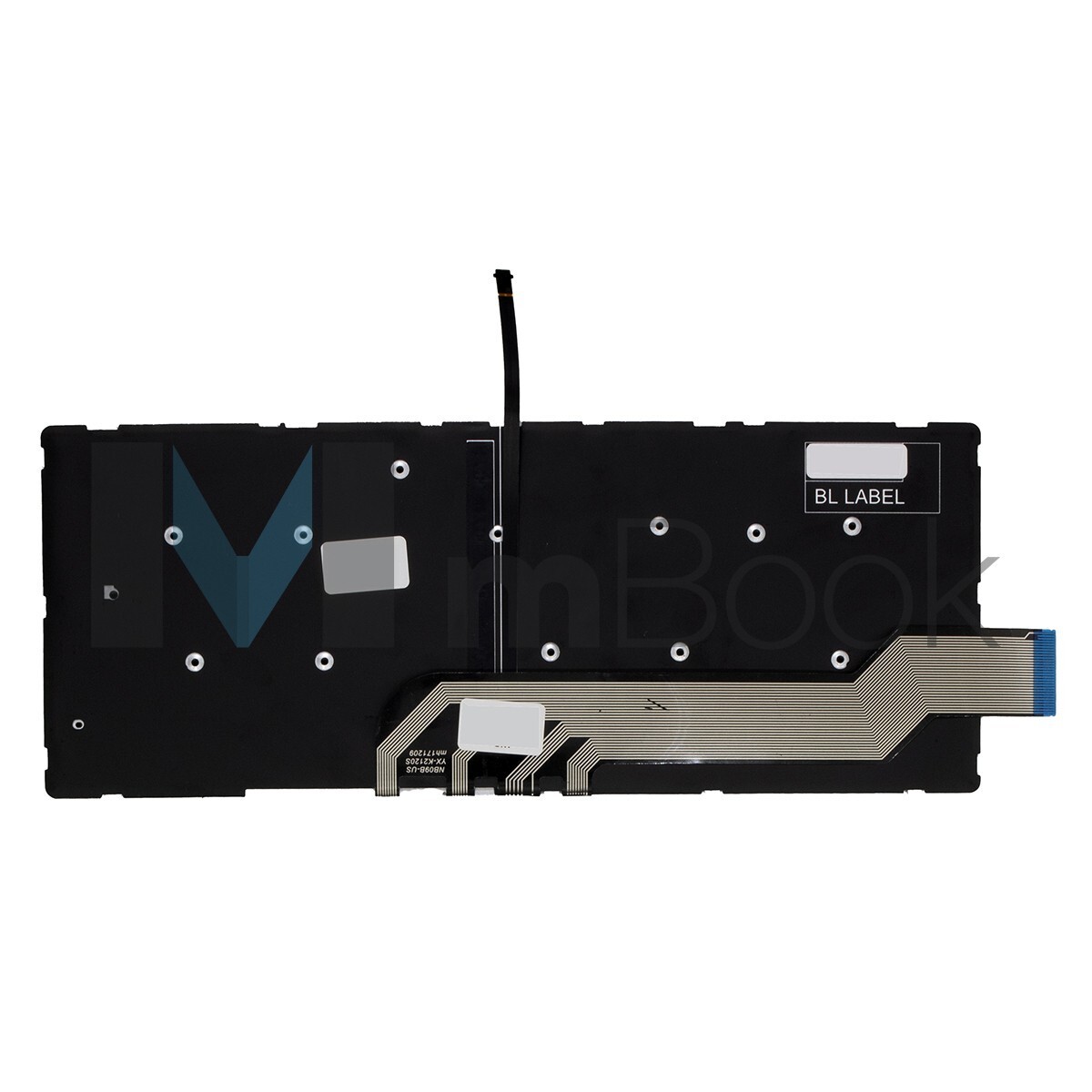 Teclado iluminado para Dell Precision 7560, 7760, 