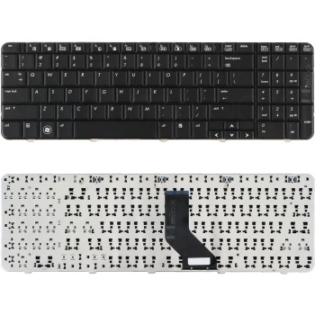 Teclado compatível com 502958-001 CQ60, CQ60Z, G60 prata, 