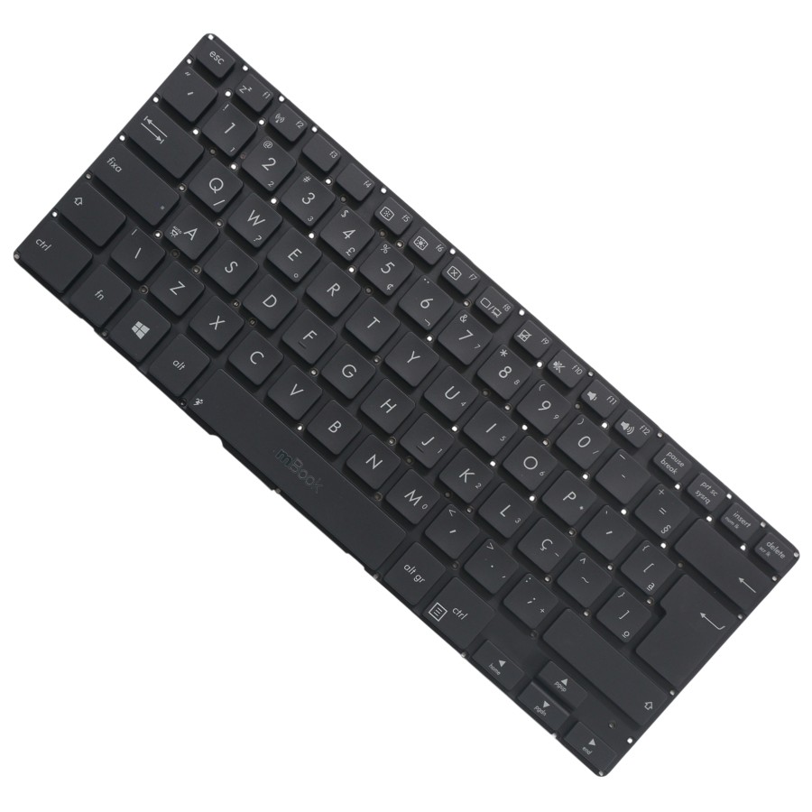 Teclado compatível MP-12C76PA6528W sem luz Brasil com ç, 