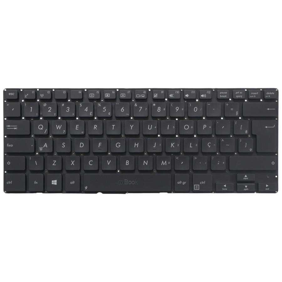 Teclado compatível MP-12C76PA6528W sem luz Brasil com ç, 