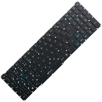 Teclado para Acer Predator PH315-52 Brasil retroiluminado, 