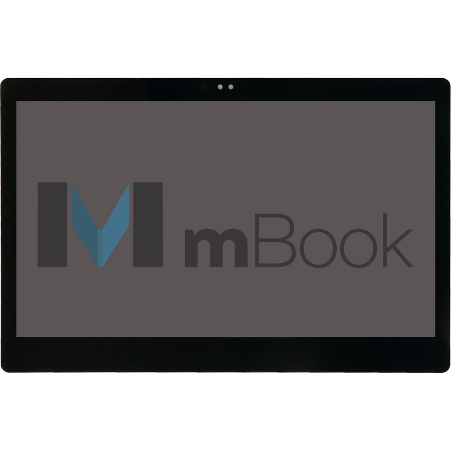 Tela touchscreen com moldura para Dell YKCP0, 