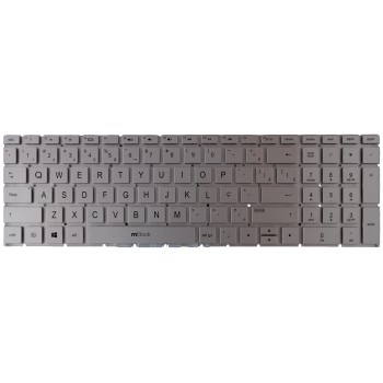 Teclado compatível com Hp NSK-XR0SC Prata Br Ç, 