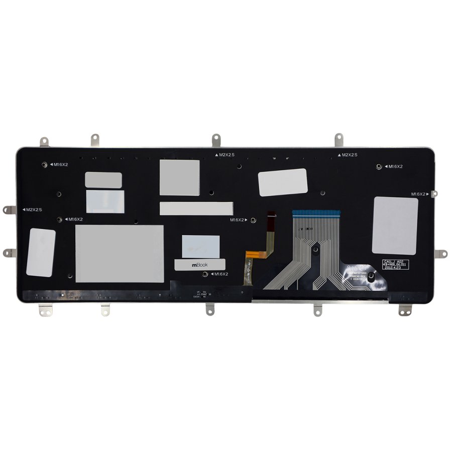 Teclado HP Spectre XT 13 compatível 689943-161 com luz, 