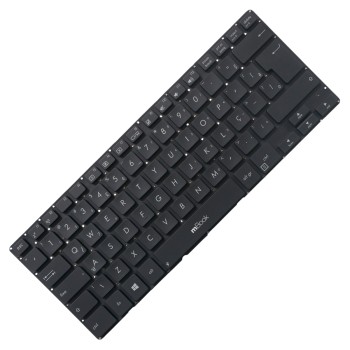 Teclado compatível com 0KNB0-D101BR00 com Ç sem iluminação, 