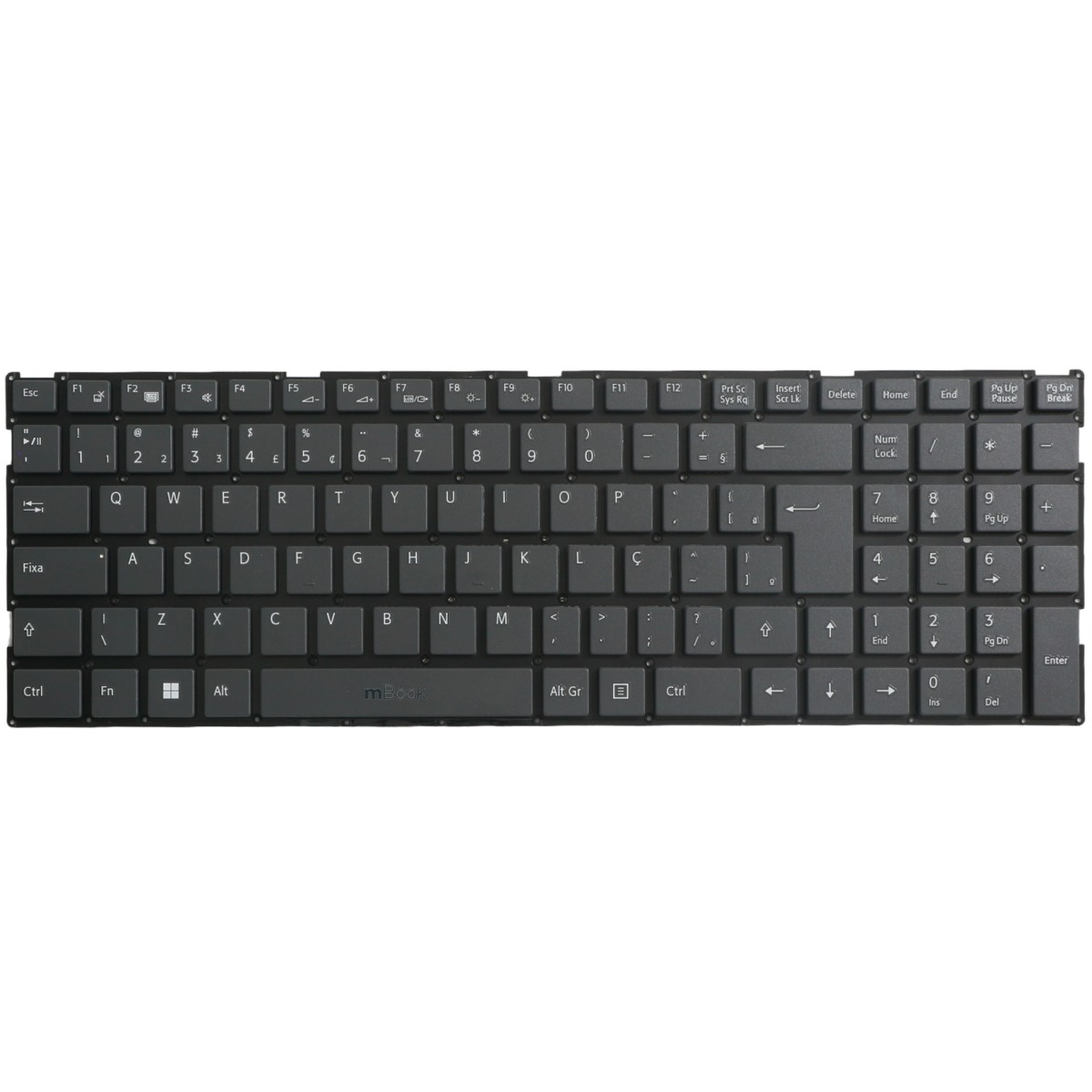 Teclado para Vaio FE15 VJFE52F11X-B1111S com Ç, 
