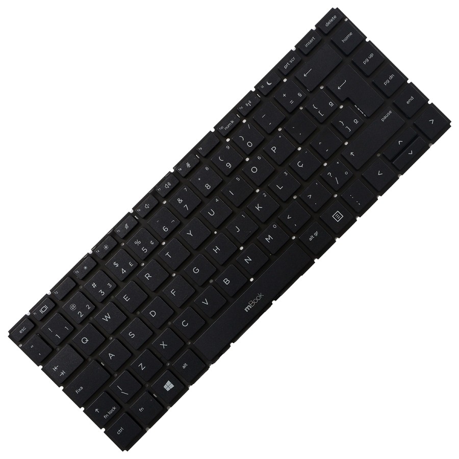 Teclado para ProBook 445R G7 com Ç sem iluminação, 