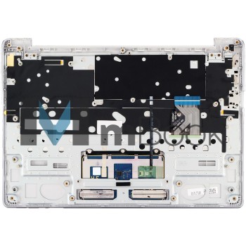 Teclado palmrest topcover para Samsung XE500C12-K01US cinza, 