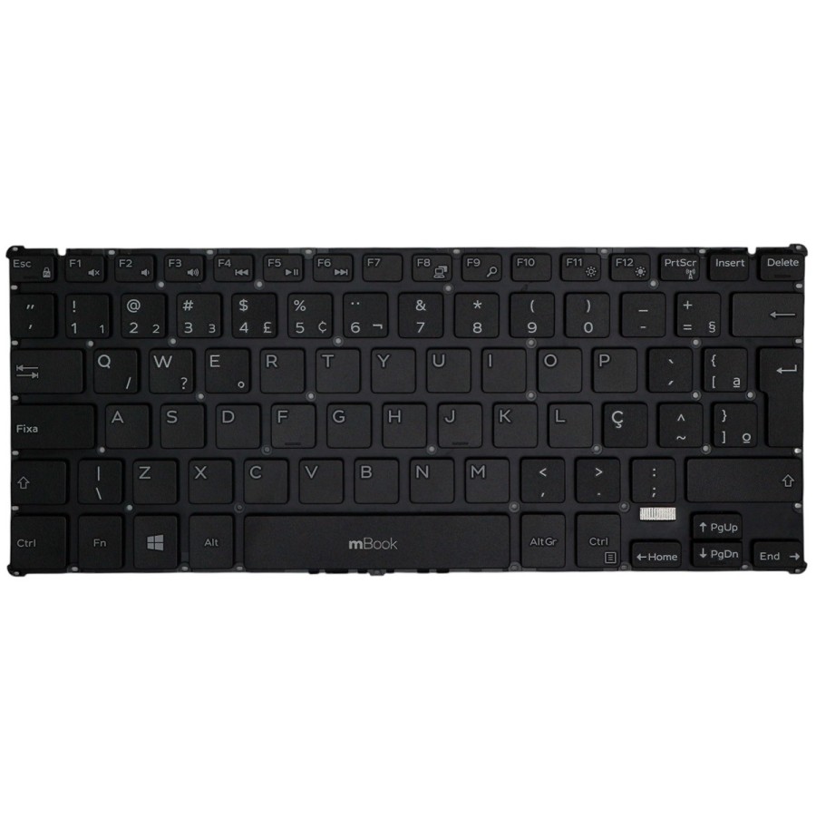 Teclado compatível com DLM14J68PA-4422 abnt2 sem moldura, 