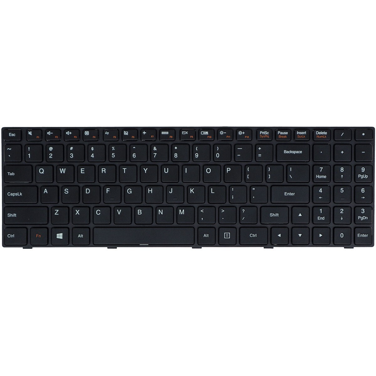 Teclado Lenovo NSK-BR0SN para 100-15IBY com ç numérico, 