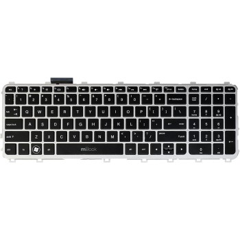 Teclado para HP 6037B0093301 inglês com moldura, 