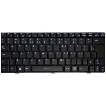 Teclado para Philco 10b-r123lm, 10b-v123lm preto com ç, 
