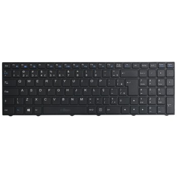 Teclado para Vaio VJF154F11X-B0111B português sem iluminação, 