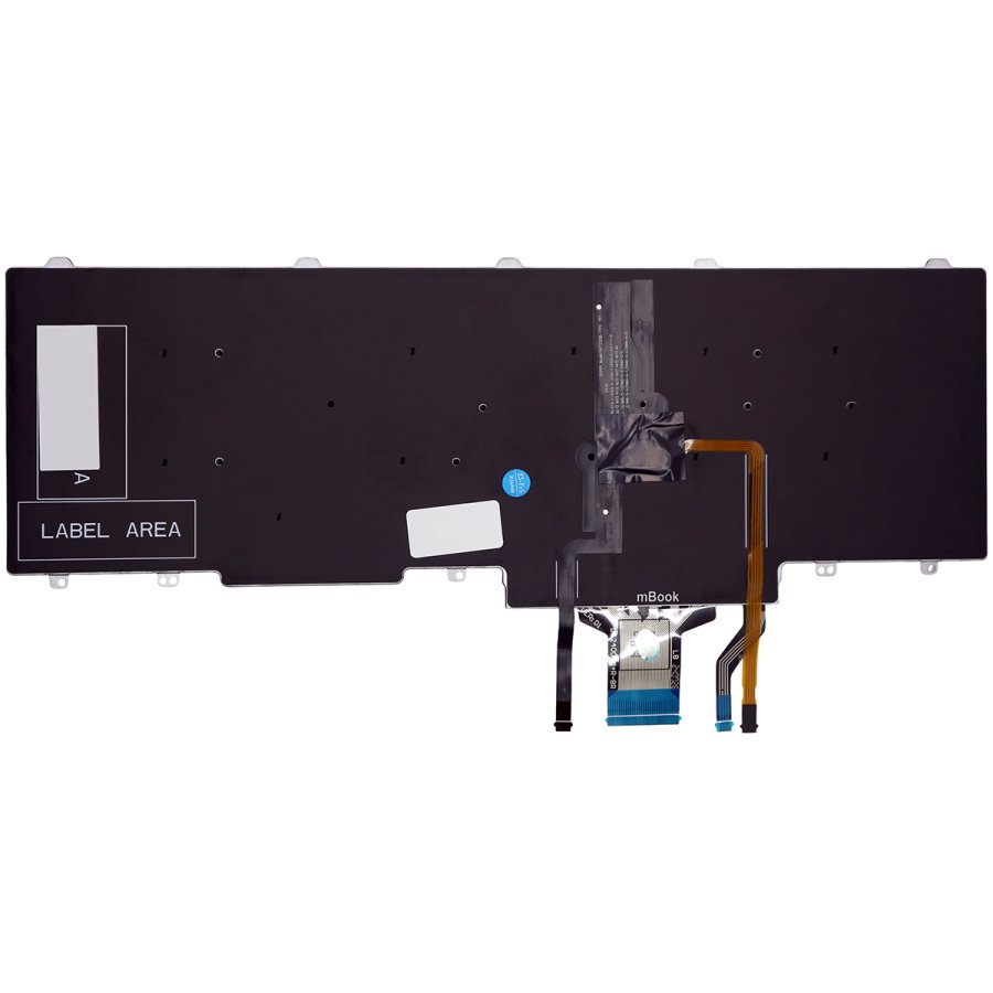 Teclado compatível com Dell 006RFV retroiluminado com ç, 