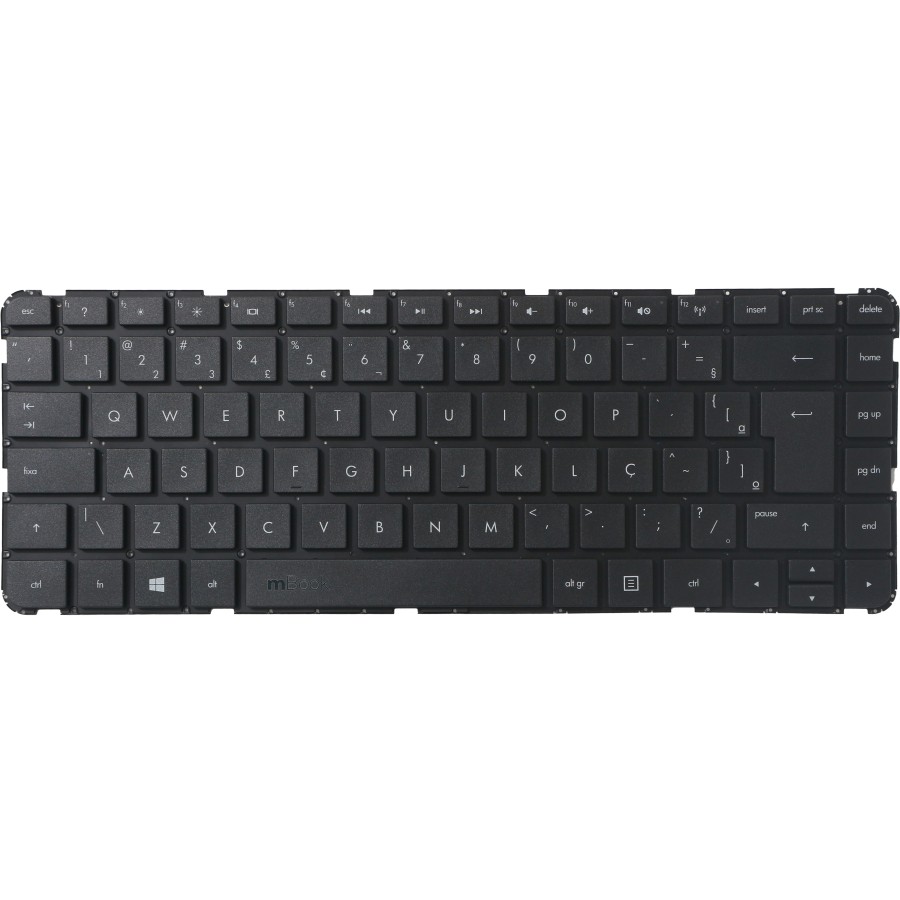 Teclado para HP Pavilion 14-b080br compatível SN6123 com ç, 