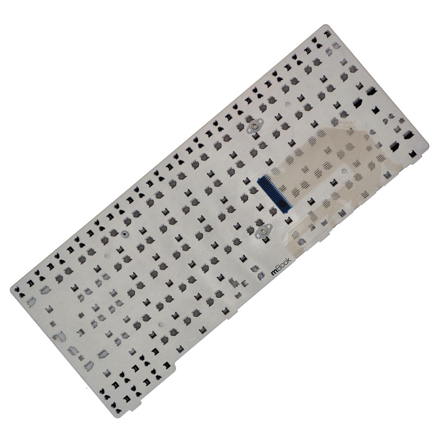 Teclado branco para Samsung NP-N150-JP04BR com tecla ç, 