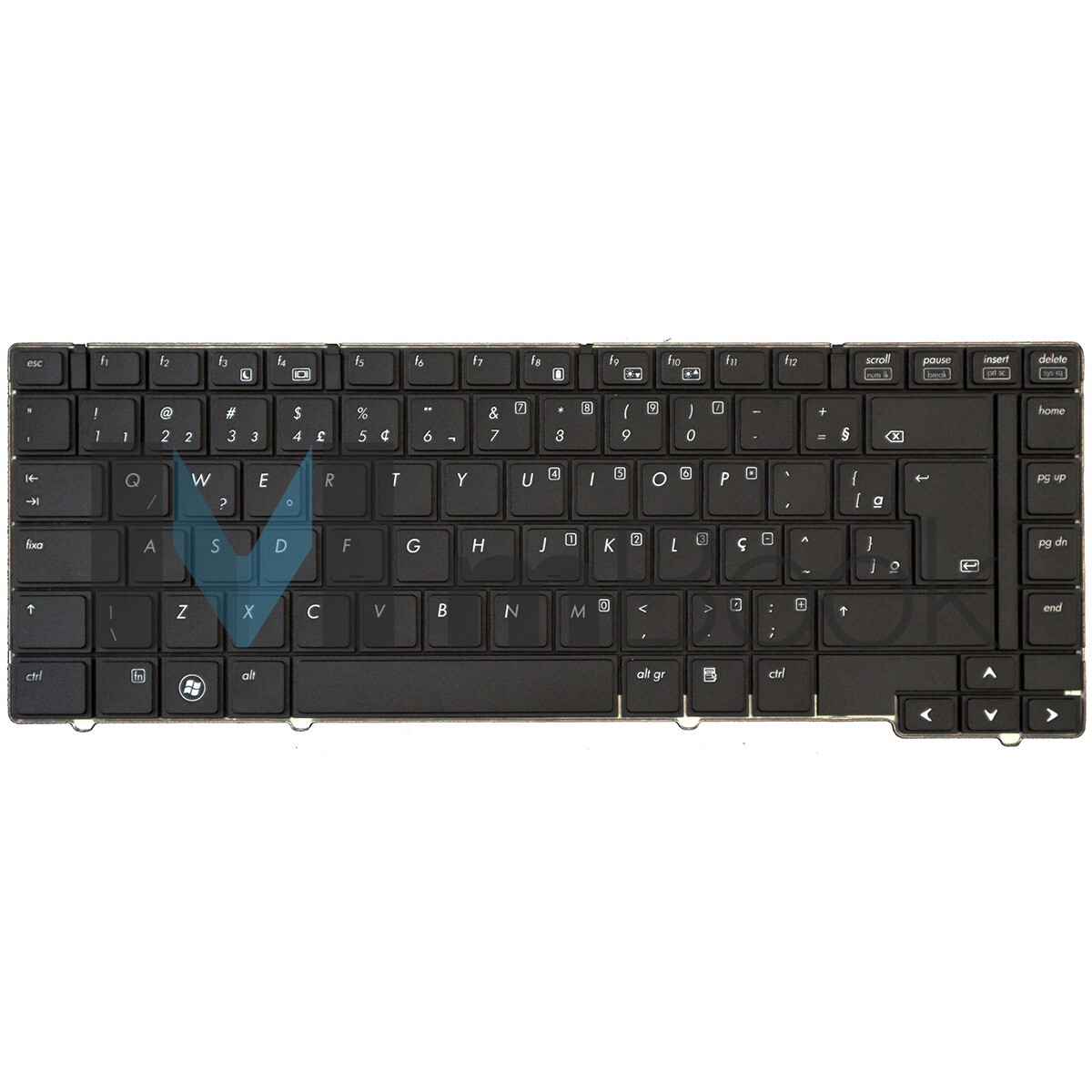 Teclado para notebook HP ProBook 6450b, 6455b com Ç, 