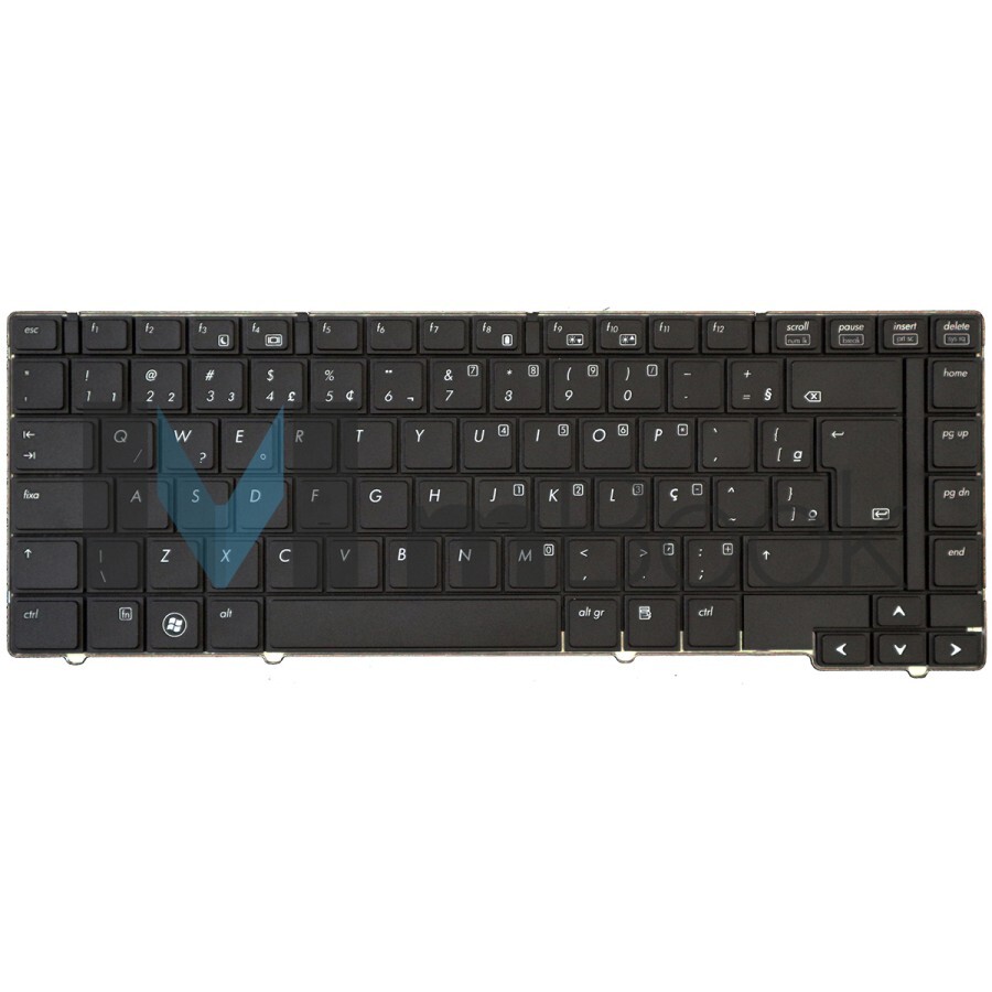 Teclado compatível com 609870-201 com Ç, 