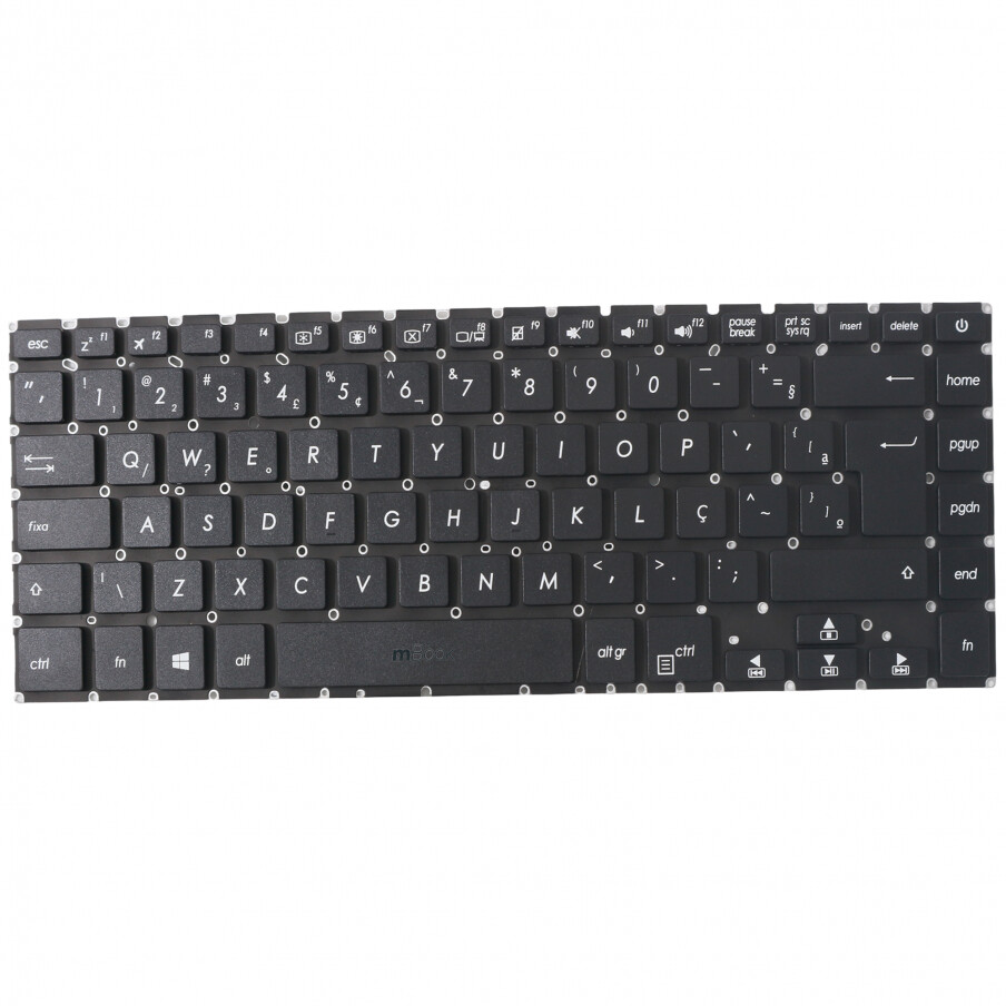 Teclado compatível com APIBOKNB0-4128BROO, 