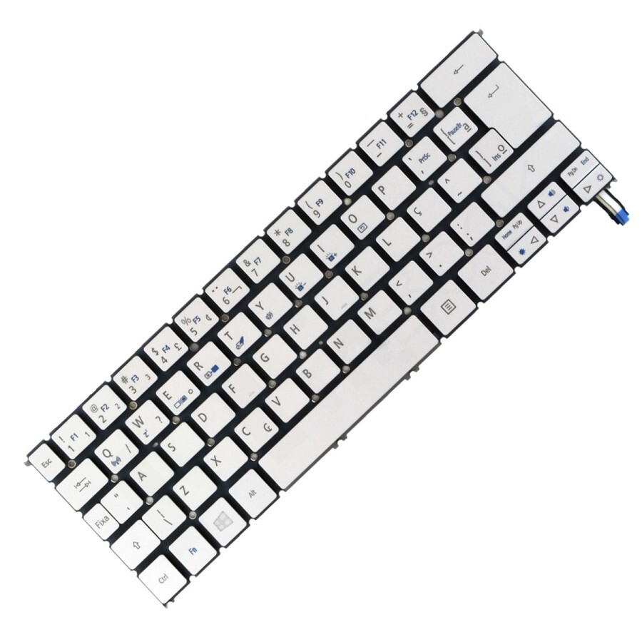 Teclado para Acer S7-391-6677, S7-391-6810 com ç sem moldura, 