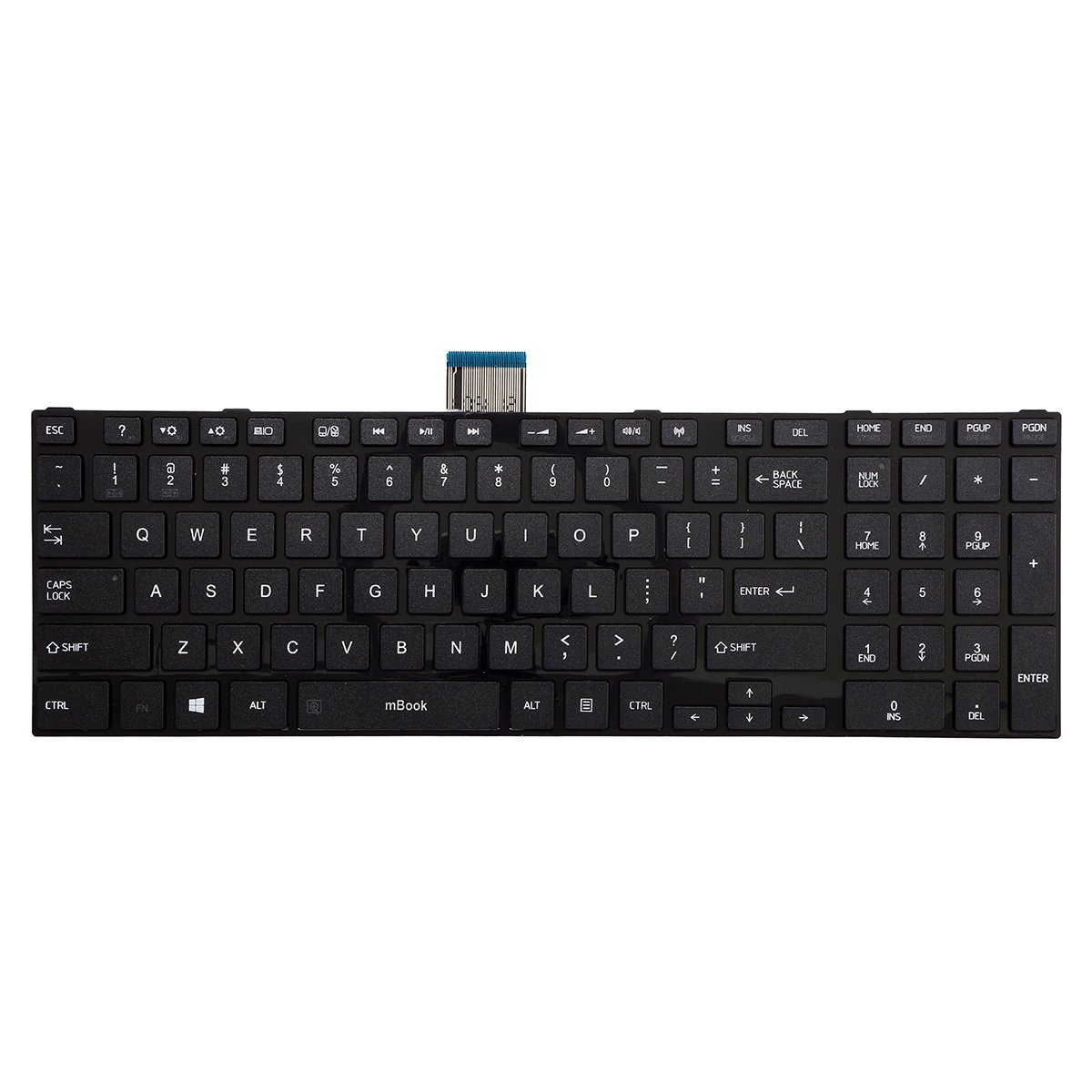 Teclado para Toshiba Satellite L70T-B layout americano, 