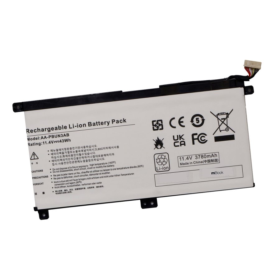 Bateria compatível com Samsung AA-PBUN3QB 11.4V, 