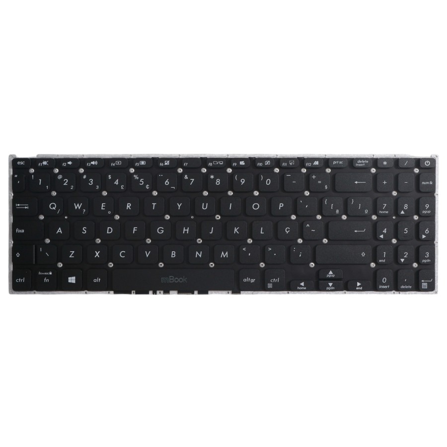 Teclado mBook para Asus P1504 BR com Ç, 