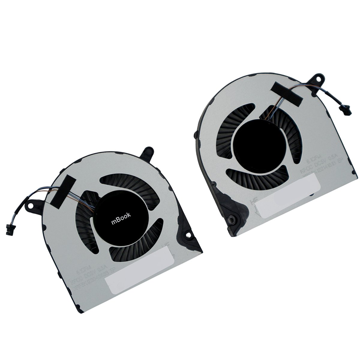 Par de coolers 9mm para Dell G3 3500 GTX 1650 Ti, 