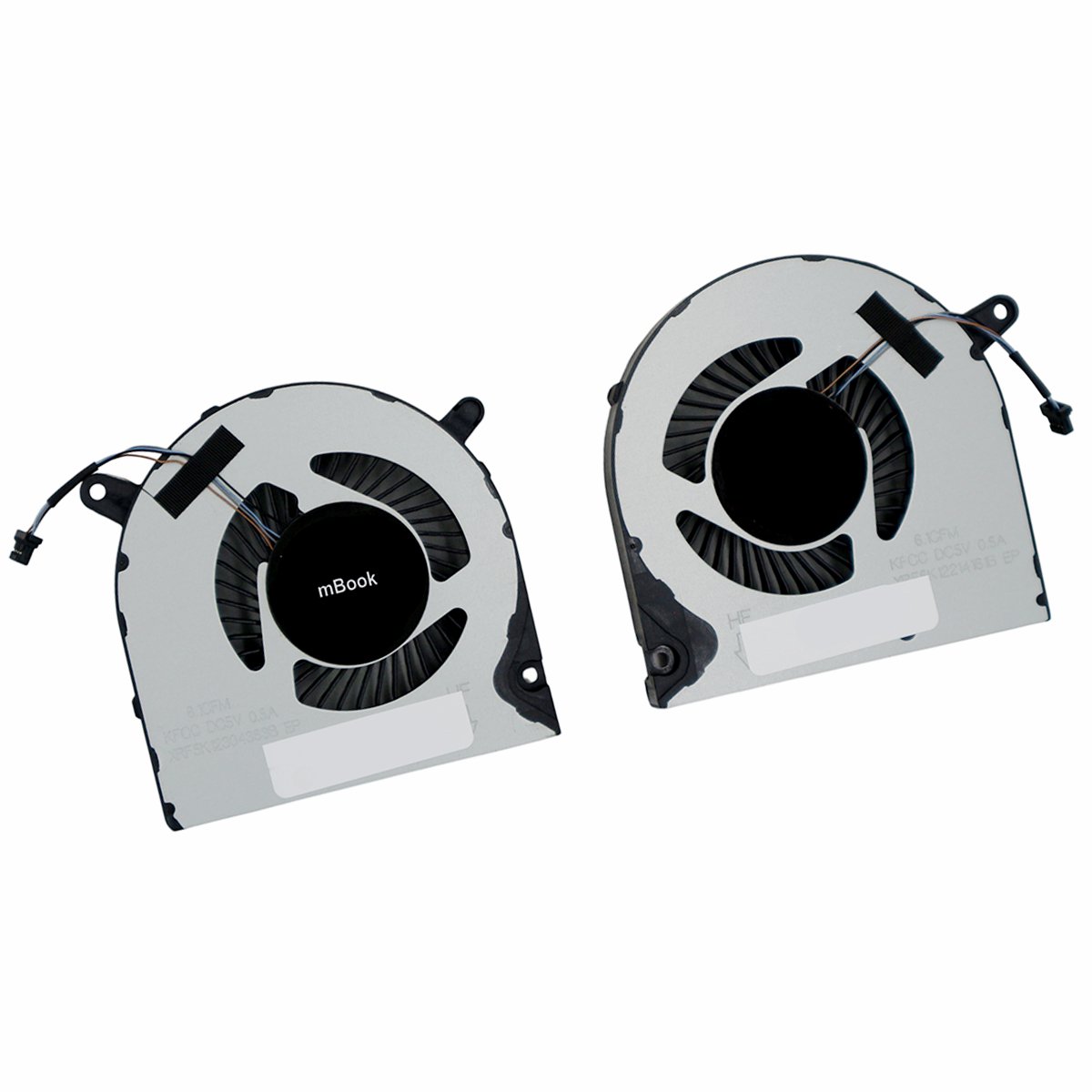 Par de coolers 9mm compatível Dell 023.100G9.0011, 