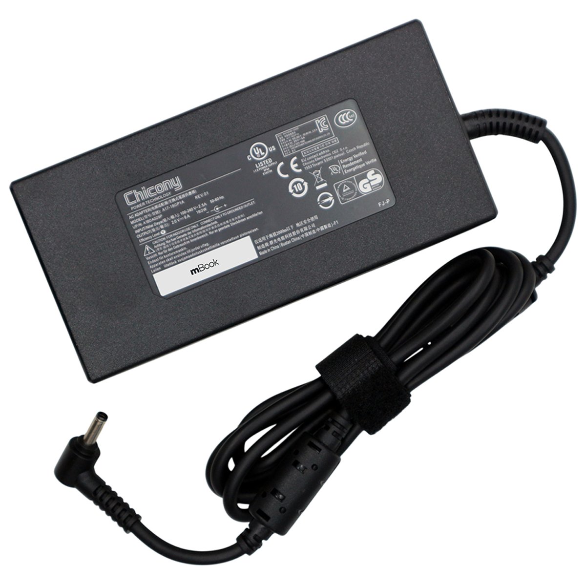 Fonte Carregador 180W para MSI A17-180P4B, 